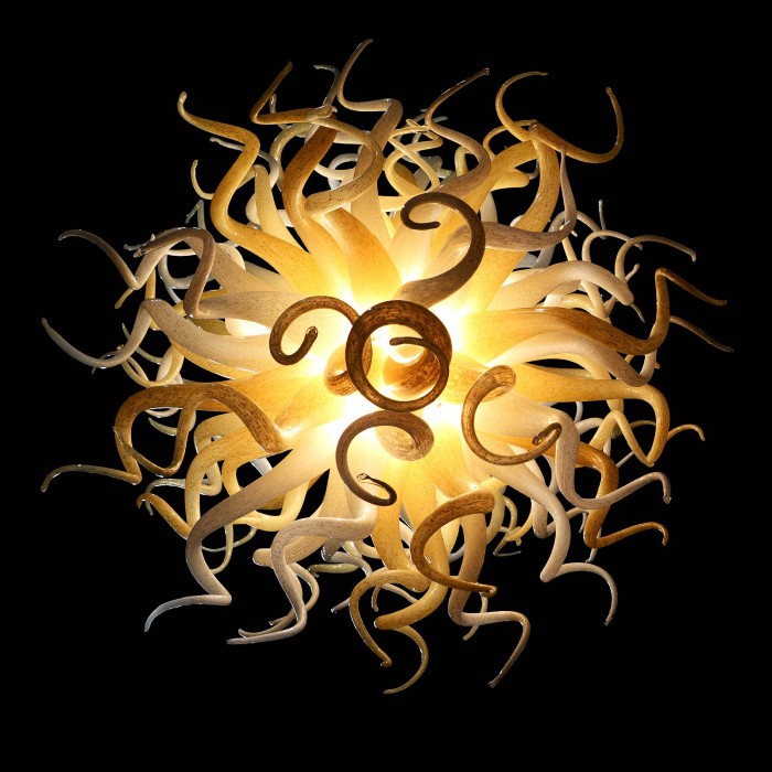 Striking Modern Murano Chandelier
