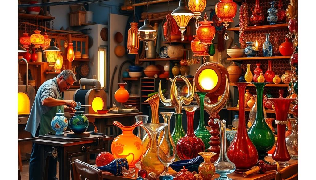 Murano glass art