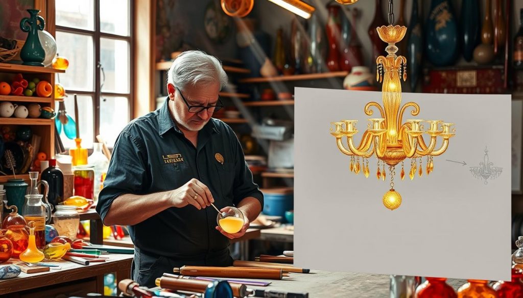 custom murano design process