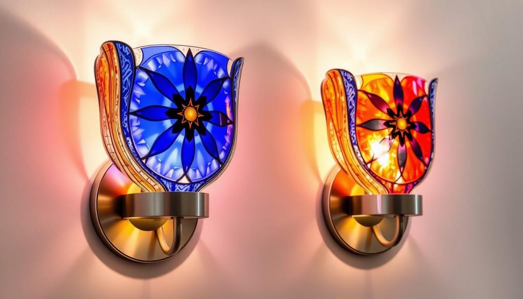 modern murano glass sconces